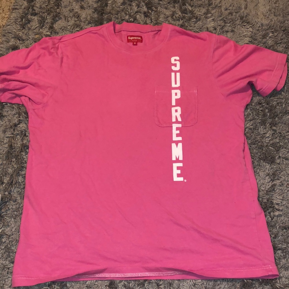 Pink supreme shirt